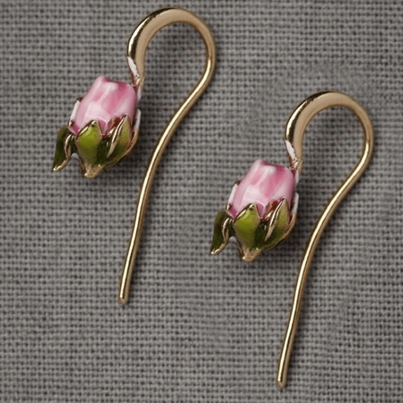 Romantic Flower Bud Earrings
